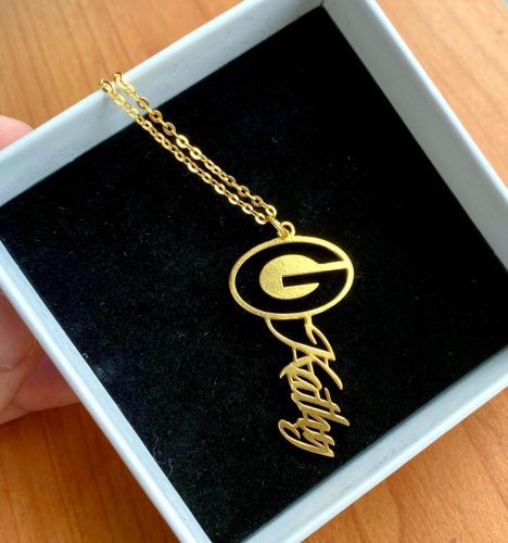 Customize Your Name With NEP Necklace High Quality 925 Sterling Silver 18K Gold 18K Rose Gold photo review