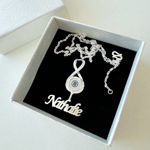 Customize Your Name With CIBE High Quality 925 Sterling Silver Infinity Necklace Version 10 NF photo review