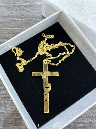 Customize Your Name With DACO Jesus Cross Necklace High Quality 925 Sterling Silver Version 1 NF photo review