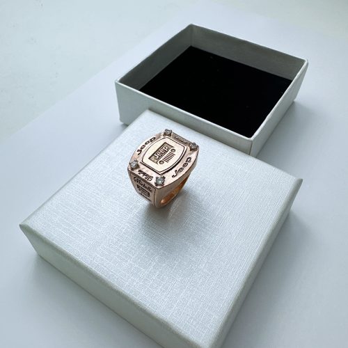 Customize Your Name With CDLC Ring High Quality 925 Sterling Silver 18K Gold 18K Rose Gold Version 2 photo review